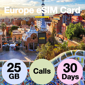 Europe Prepaid Travel eSIM Card - Orange Spain
