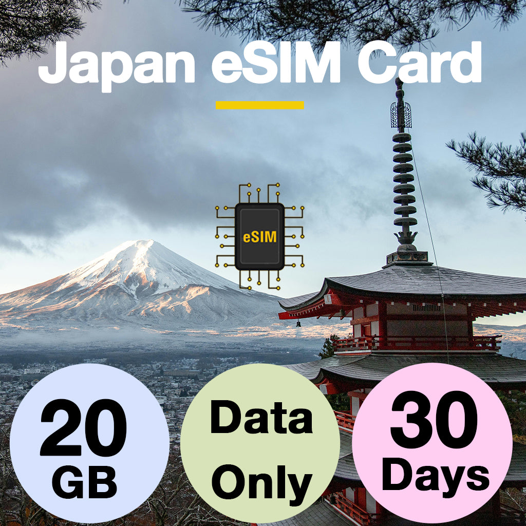 Japan Prepaid Travel eSIM Card - IIJmio (Data Only)