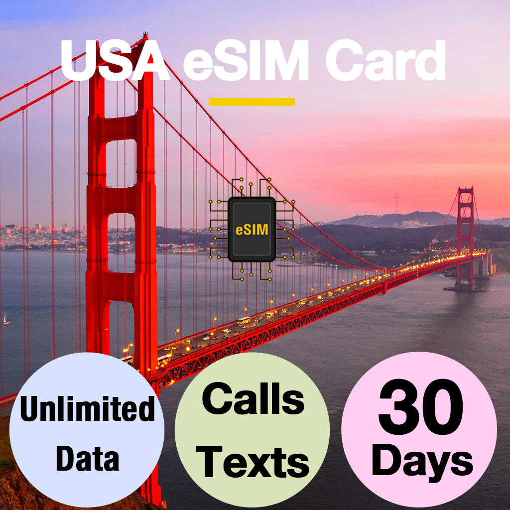 usa travel prepaid eSIM card