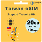 Load image into Gallery viewer, Taiwan Prepaid Travel eSIM Card - Chunghwa Telecom (Data Only)
