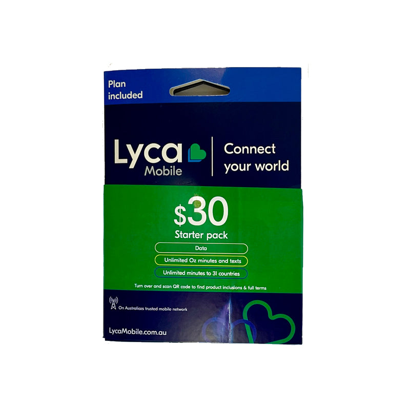 Australia Lycamobile SIM card