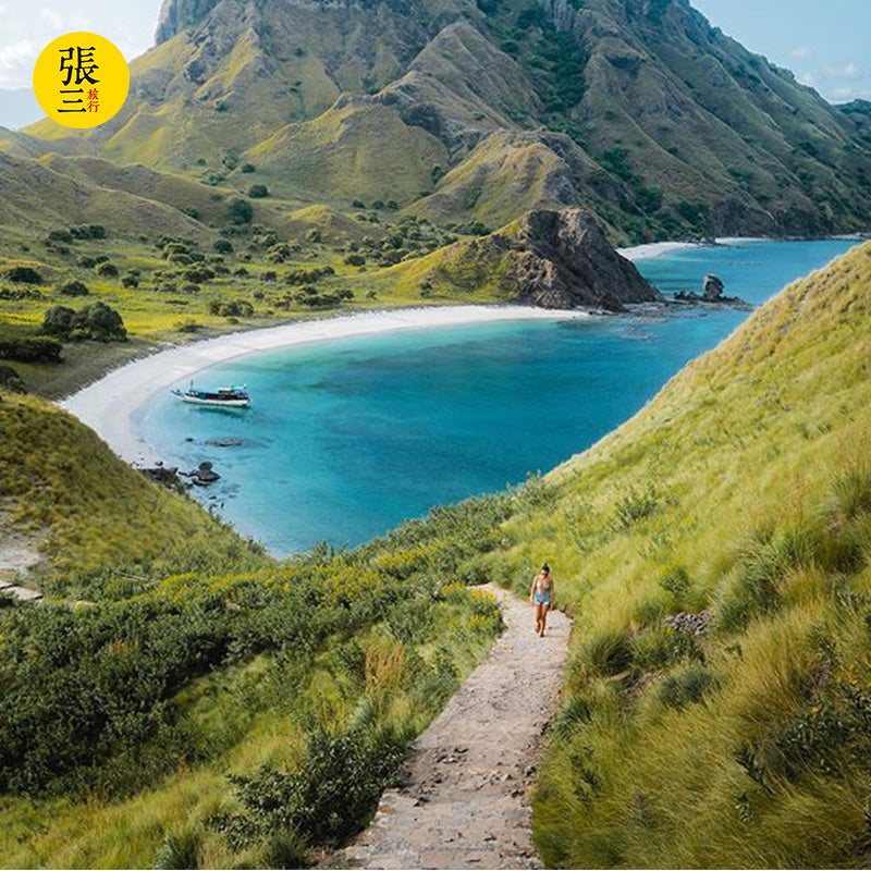 科莫多岛：岛上探险 粉红沙滩 快艇环岛
