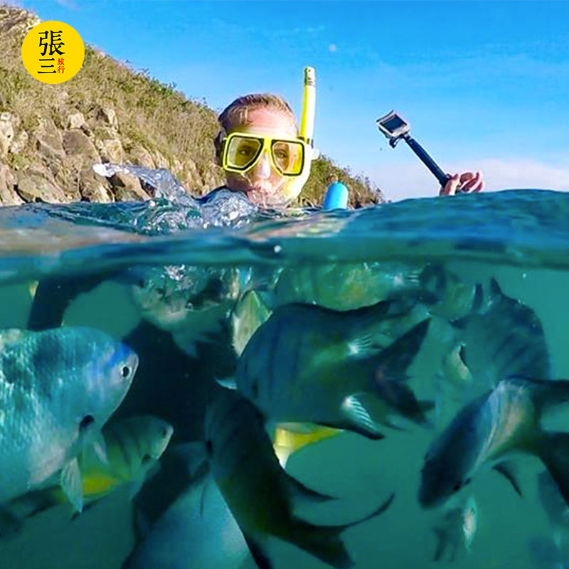 澳大利亚:圣灵群岛乘观光机鸟瞰心形大堡礁