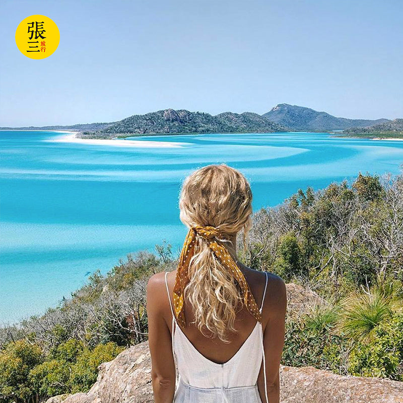 澳大利亚:圣灵群岛白天堂沙滩汉密尔顿岛双岛出海一日游