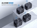Load image into Gallery viewer, Universal Travel Adapter One Worldwide International Wall Charger
