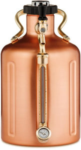 GrowlerWerks uKeg Pressurized Growler - Copper-Plated - 128 fl. oz.