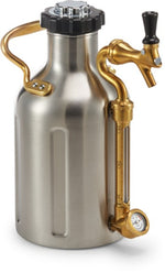 Load image into Gallery viewer, GrowlerWerks uKeg Pressurized Growler - Stainless Steel - 64 fl. oz.
