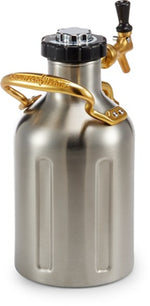 Load image into Gallery viewer, GrowlerWerks uKeg Pressurized Growler - Stainless Steel - 64 fl. oz.
