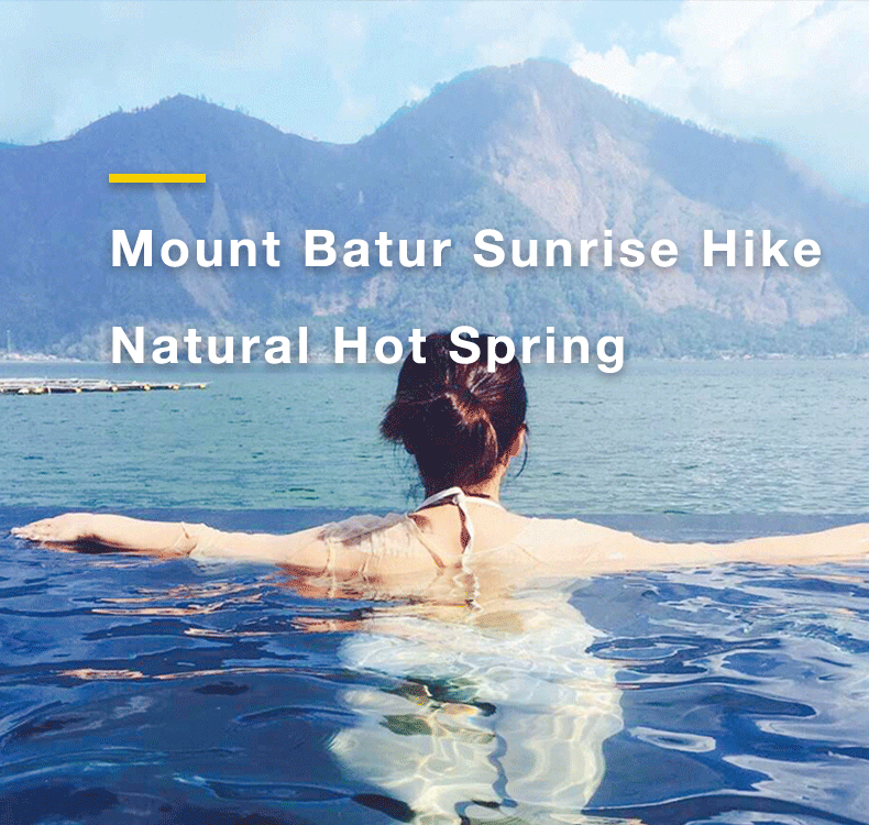 Bali:Mount Batur Sunrise Hike & Natural Hot Spring