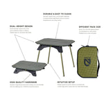 Load image into Gallery viewer, Nemo Moonlander Dual-Height Camping Table, Boreal
