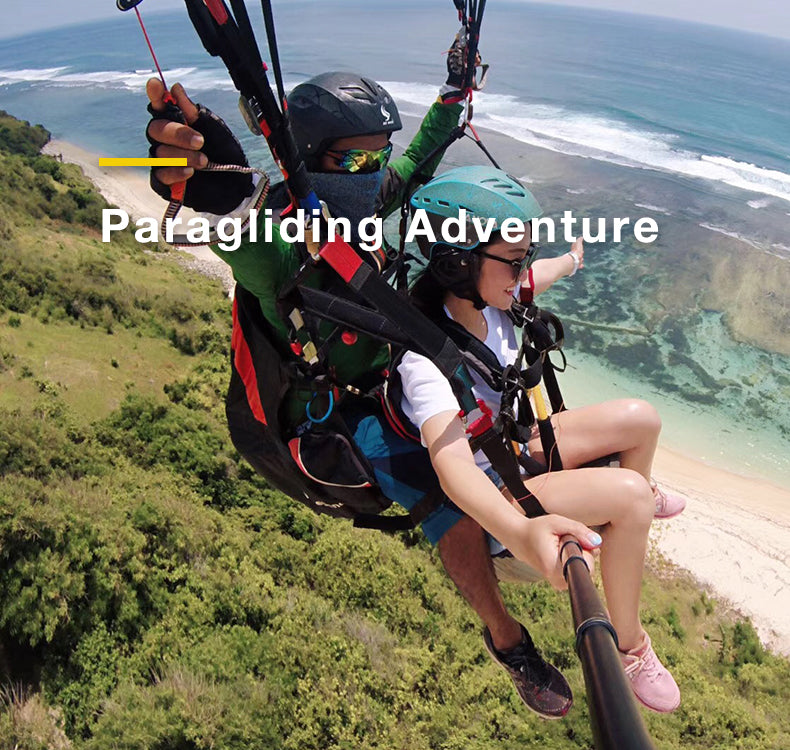 Paragliding Adventure at Bali Timbis Beach